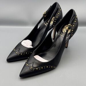 Vince Camuto Black Studded Heels